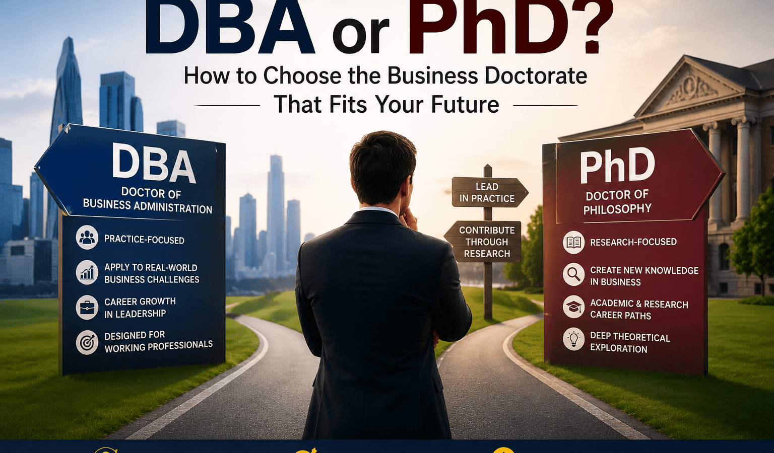 DBA or PhD? How to Choose the Business Doctorate That Fits Your Future